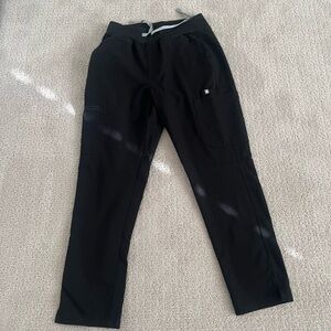 Black figs scrub pants